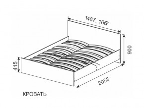 Кровать 1600х2000 ортопедическое основание в Очёре - ochyor.magazin-mebel74.ru | фото