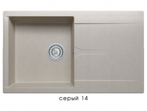 Мойка гранитная Gals-860 Серый 14 в Очёре - ochyor.magazin-mebel74.ru | фото