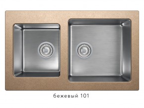 Мойка комбинированная Tolero twist TTS-840 Бежевый 101 в Очёре - ochyor.magazin-mebel74.ru | фото