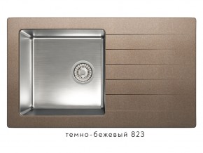 Мойка комбинированная Tolero twist TTS-860 Темно-бежевый 82 в Очёре - ochyor.magazin-mebel74.ru | фото