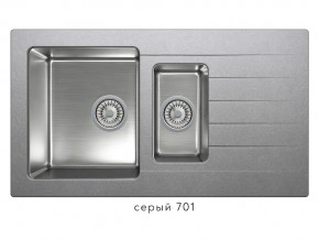 Мойка комбинированная Tolero twist TTS-890 Серый 701 в Очёре - ochyor.magazin-mebel74.ru | фото