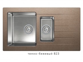 Мойка комбинированная Tolero twist TTS-890 Темно-бежевый 823 в Очёре - ochyor.magazin-mebel74.ru | фото