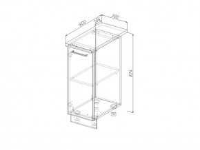 Н 30 Модуль нижний Без Столешницы МН 30 в Очёре - ochyor.magazin-mebel74.ru | фото