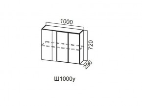 Ш1000у/720 Шкаф навесной 1000/720 (угловой) в Очёре - ochyor.magazin-mebel74.ru | фото